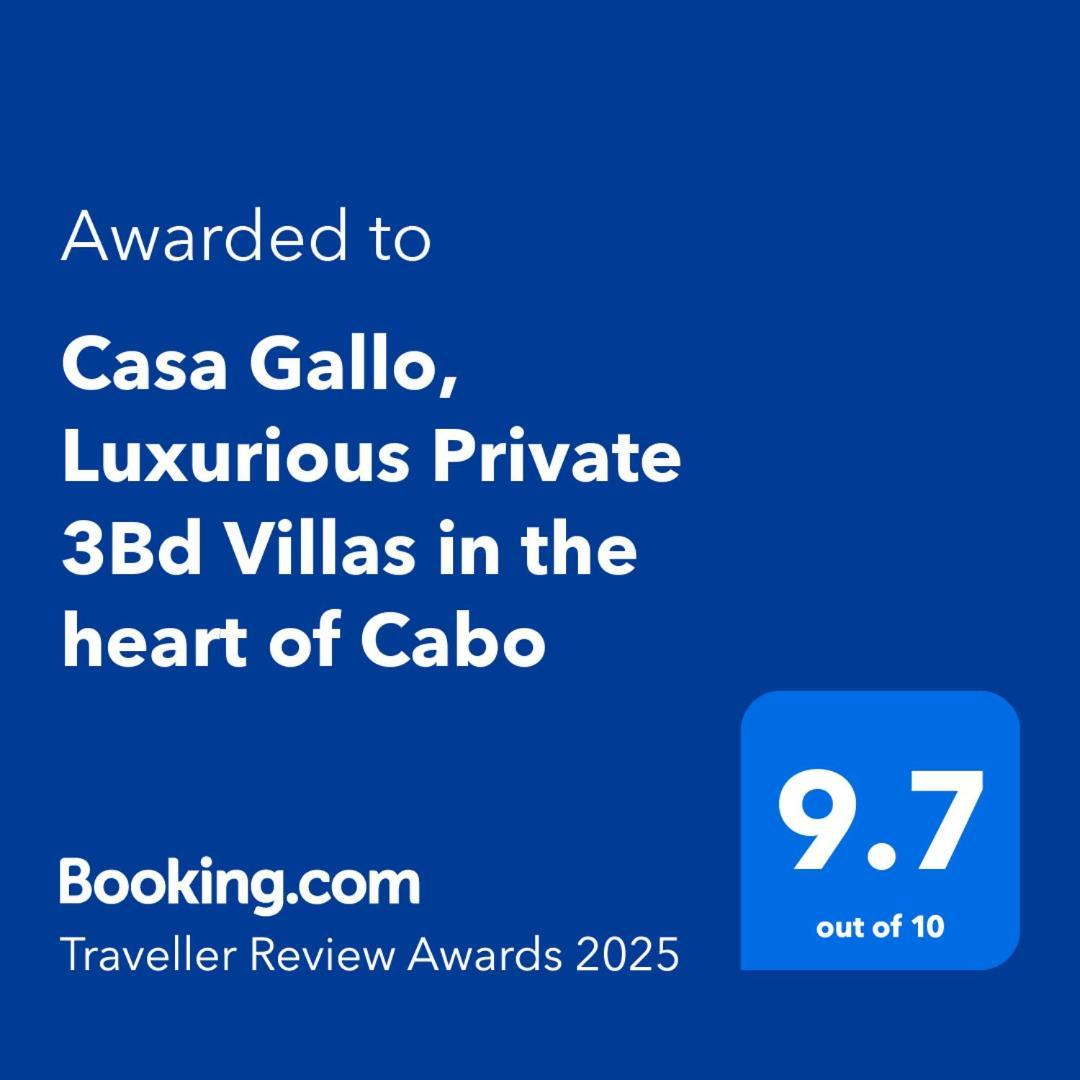 Casa Gallo, Heated Pool, Exclusive Beach & Great Location Cabo San Lucas Exterior photo